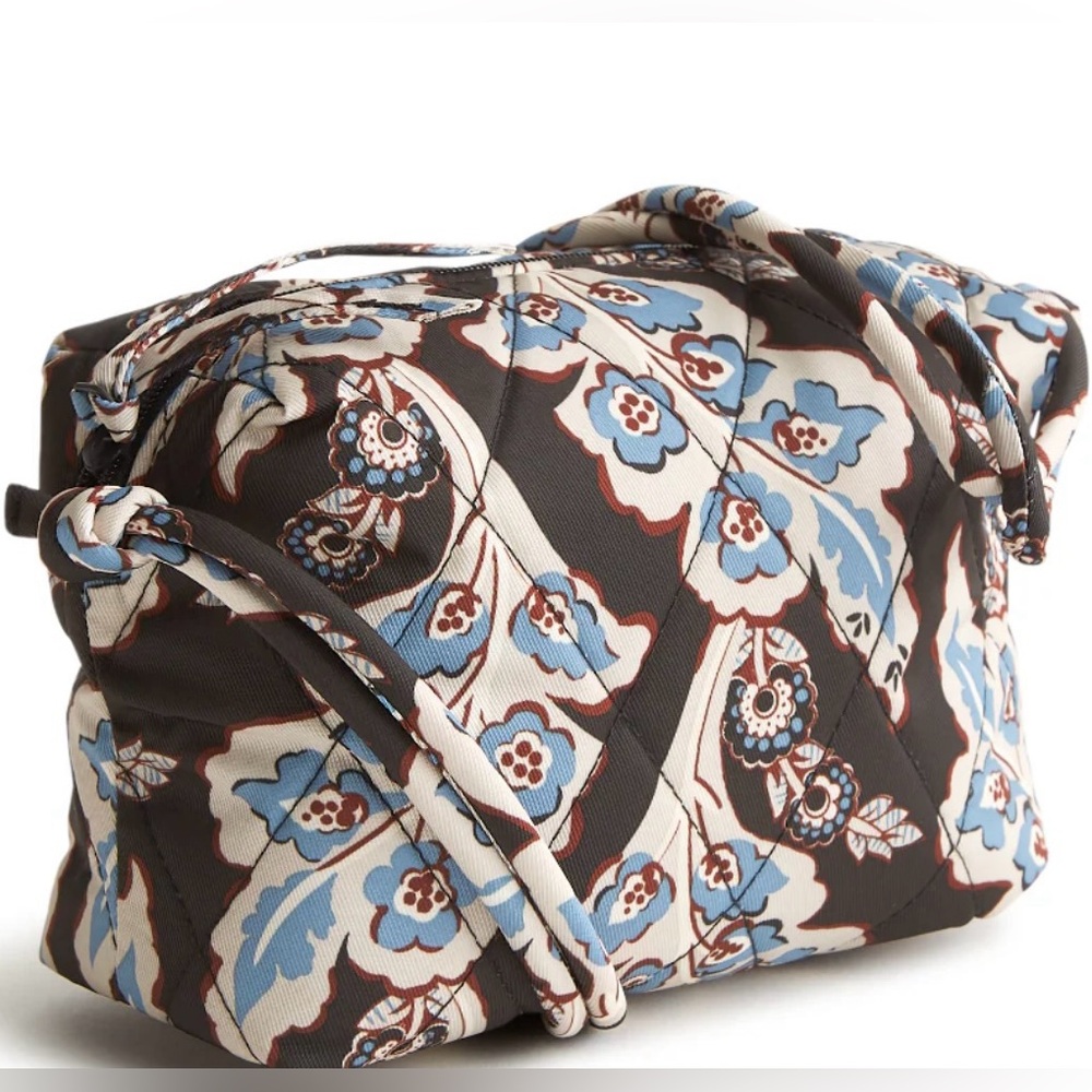 Vera Bradley Blake Crossbody Calyx + Quill Black NWT!!